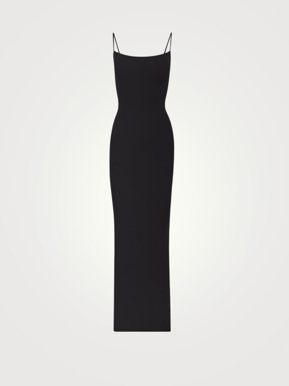 SKIMS Fits Everybody Black/Onyx Long Slip Maxi Dress – Size M
